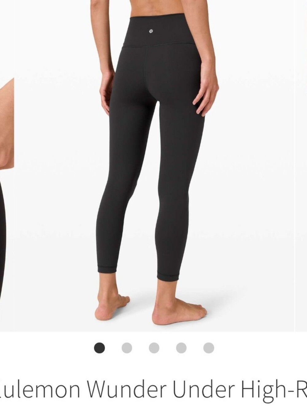 lululemon athletica Black High-Rise Wunder Under Leggings